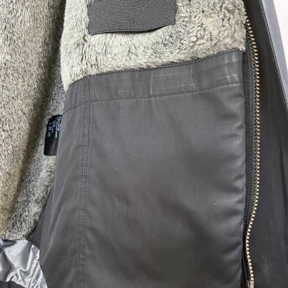 NAUTICA Coat Women Large Black Heavyweight Fur Lining Coat Oversized Warm Winter - Picture 5 of 6